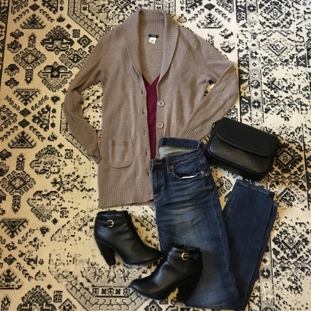 J. Crew shawl collar cardigan